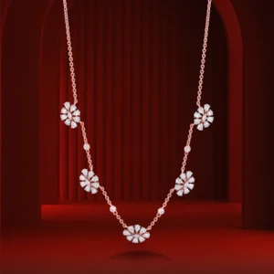 Flower Crystal Necklace